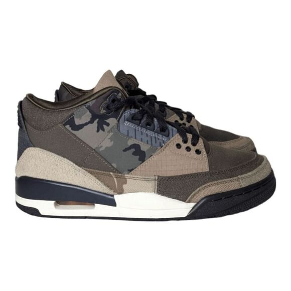 NIKE Air Jordan 3 Retro 'Patchwork' Sneakers Size 8.5 - Picture 4 of 10